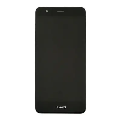 Huawei Nova kompatibilis LCD modul kerettel, OEM jellegű, fekete, Grade S+