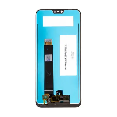 Nokia 7.1 kompatibilis LCD modul, OEM jellegű, fekete, Grade S+