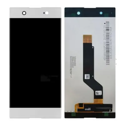 Sony Xperia XA1 Ultra kompatibilis LCD modul, OEM jellegű, fehér, Grade S+