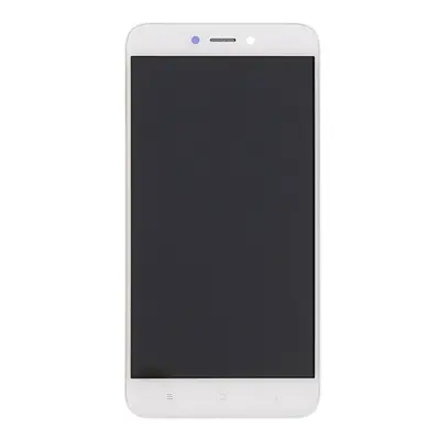 Xiaomi Redmi 4X kompatibilis LCD modul kerettel, OEM jellegű, fehér, Grade S+