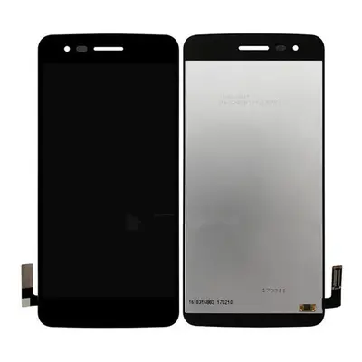 LG K8 (2017) kompatibilis LCD modul kerettel, OEM jellegű, fekete, Grade S+