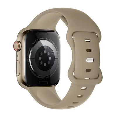 Hoco WA15 Apple Watch 38 / 40 / 41mm szilikon szíj, bézs