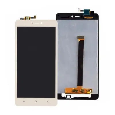 Xiaomi Mi 4S kompatibilis LCD modul kerettel, OEM jellegű, arany, Grade S+