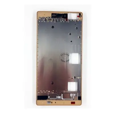 Huawei Ascend P8 kompatibilis LCD modul kerettel, OEM jellegű, arany, Grade S+