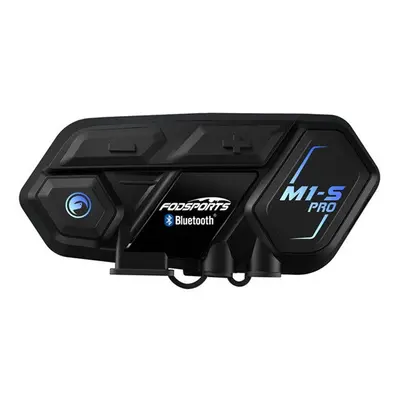 Fodsports M1-S Pro motoros sisakbeszélő / kihangosító, bluetooth, fekete