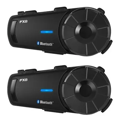 Fodsports FX8 motoros sisakbeszélő / kihangosító, bluetooth, fekete (2db)