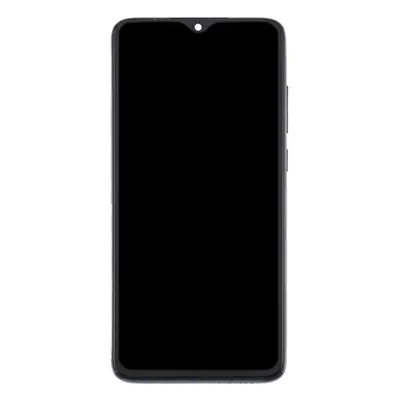 Xiaomi Redmi Note 8 Pro kompatibilis LCD modul kerettel, OEM jellegű, fekete, Grade S+