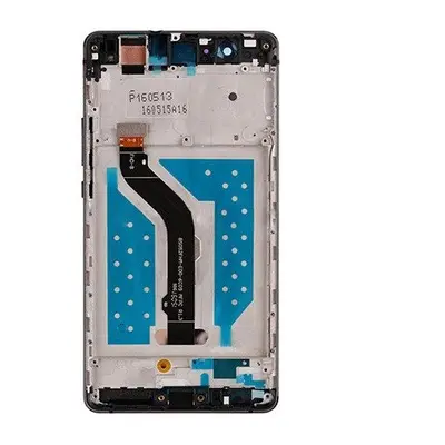 Huawei Ascend P9 Lite kompatibilis LCD modul kerettel, OEM jellegű, fekete, Grade S+