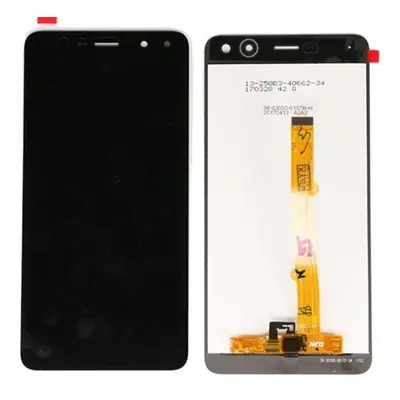 Huawei Y6 (2017) kompatibilis LCD modul kerettel, OEM jellegű, fekete, Grade S+