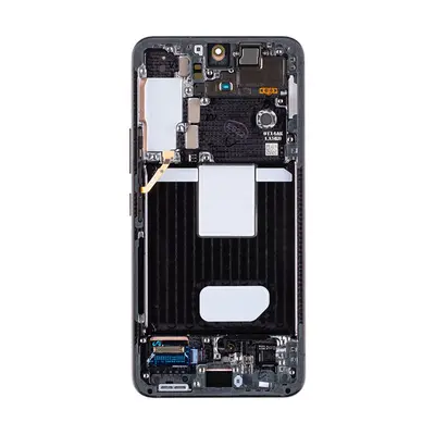 Samsung SM-S901B Galaxy S22 kompatibilis LCD kijelző + érintő, kerettel, fekete