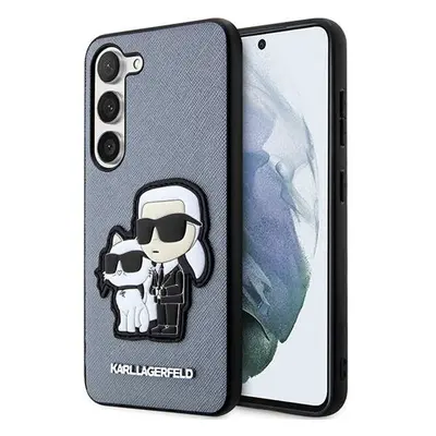 Karl Lagerfeld Saffiano Samsung Galaxy S23 szilikon tok, szürke