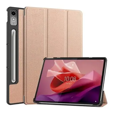 Lenovo Tab P12 (12.7) TB-370, mappa tok, Trifold, vörösarany