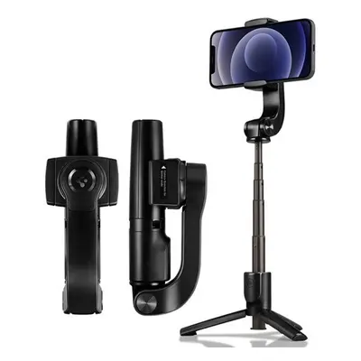 Spigen Gimbal Bluetooth Selfie-bot, tripod S610W, fekete