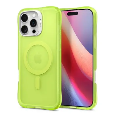 Spigen Cyrill Ultra Sheer Mag Apple iPhone 16 Pro tok, Lime, zöld