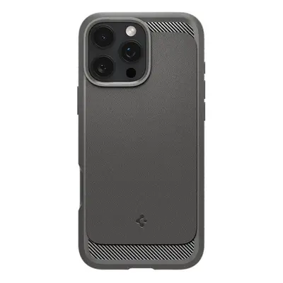 Spigen Rugged Armor MagFit Apple iPhone 16 Pro tok, szürke