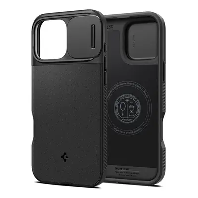 Spigen Optik Armor MagFit Apple iPhone 16 Pro tok, fekete