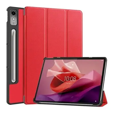 Lenovo Tab P12 (12.7) TB-370, mappa tok, Trifold, piros