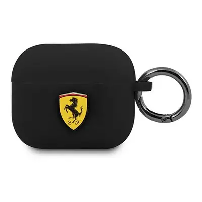 Ferrari Silicone Apple AirPods 3 tok, fekete