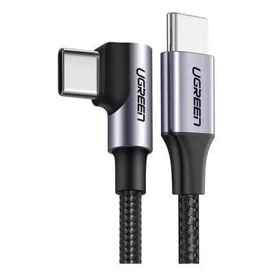 Ugreen USB-C-USB-C, QC 3.0 adatkábel, PD, 3A, 60W, 1m, fekete