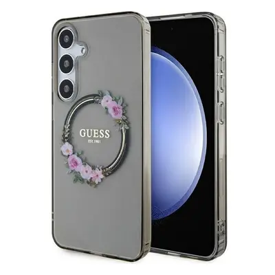 Guess IML Flowers Wreath S24+ tok, fekete GUHMS24MHFWFCK