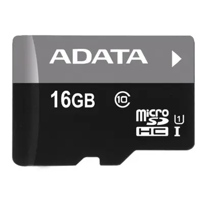 Adata microSDHC 16GB UHS-I (Class 10) + Adapter (AUSDH16GUICL10-RA1)