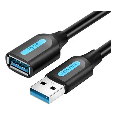 Vention Hosszabbító kábel, USB 3.0 A M-F USB A 0.5mm, fekete-kék