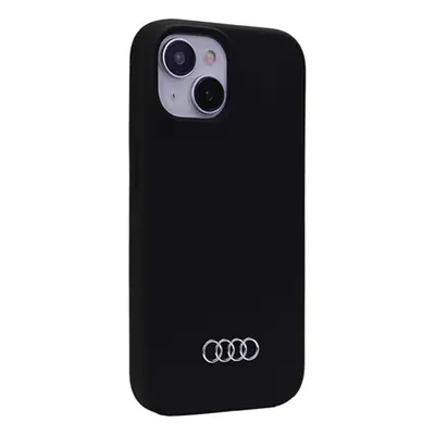 Audi Apple iPhone 14 Plus / 15 Plus szilikon tok, fekete