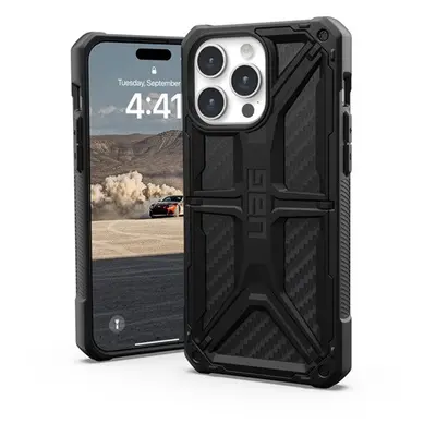 UAG Monarch Apple iPhone 15 Pro Max hátlap tok, carbon fiber