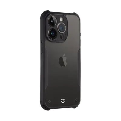 Tactical Quantum Stealth Apple iPhone 14 Pro hátlap tok, átlátszó/fekete