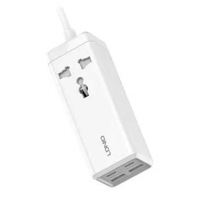 LDNIO hálozati töltő 1x elosztó, 2xUSB, 1xType-C 2500W, fehér