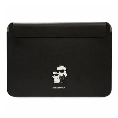 Karl Lagerfeld Sleeve Saffiano Karl&Choupette KLCS16SAKCPMK 16" laptop tok, fekete