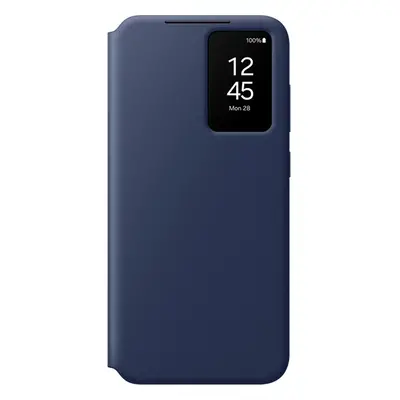 Samsung Galaxy S24 FE Smart View Wallet, gyári flip tok, kék