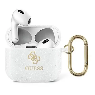 Guess Glitter Collection Apple AirPods 3 tok, átlátszó