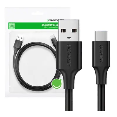 Ugreen USB-A-USB-C kábel 0,25m, fekete