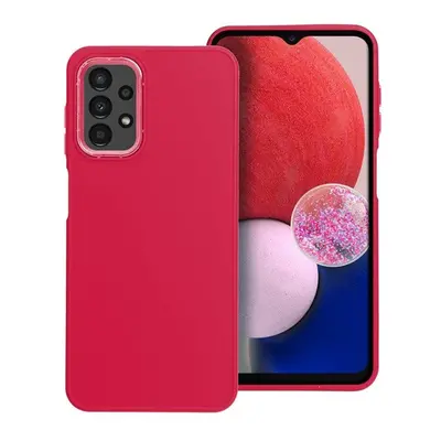 Frame Samsung Galaxy A13 5G/A04S közepesen ütésálló tok kameravédő kerettel, magenta