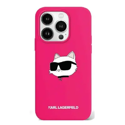 Karl Lagerfeld Silicone Choupette Head Print Apple iPhone 16 MagSafe kompatibilis tok KLHMP16SSC