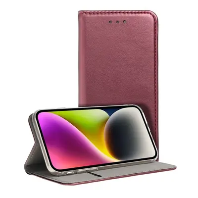 Samsung S24 Smart Magneto flip tok, burgundy