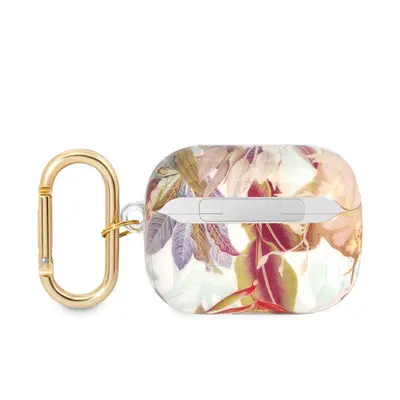 Guess Flower Print Apple Airpods Pro tok, lila