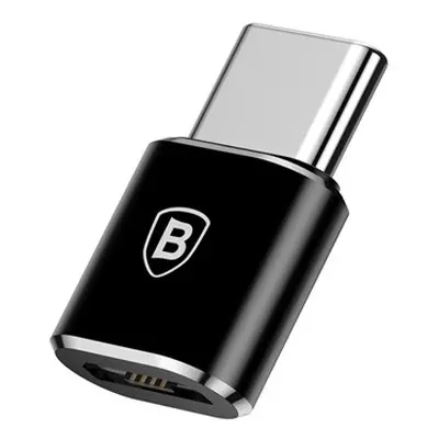 Baseus Type-C - microUSB adapter, fekete