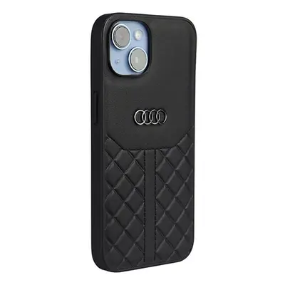 Audi Genuine Leather iPhone 13 / 14 / 15 tok, fekete