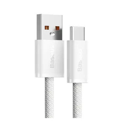 Baseus Dynamic USB / Type-C gyorstöltő töltő- és adatkábel, 100W, 1m, fehér