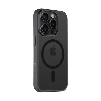 Tactical MagForce Hyperstealth Apple iPhone 15 Pro Magsafe hátlap tok, áttetsző/sötétszürke