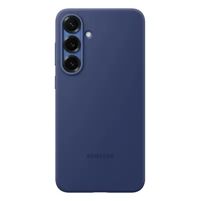 Samsung Galaxy S25 Silicone Cover, gyári szilikon tok, sötétkék