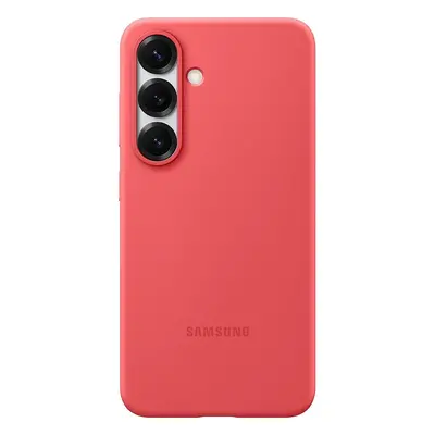 Samsung Galaxy S25+ Silicone Cover, gyári szilikon tok, piros