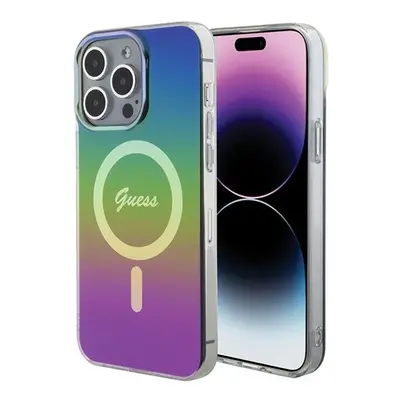 Guess IML Iridescent MagSafe Apple iPhone 15 Pro hátlap tok, színes