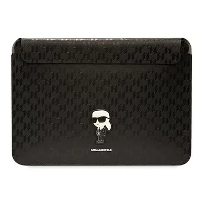 Karl Lagerfeld Sleeve Saffiano Monogram Ikonik KLCS14SAKHPKK 14" laptop tok, fekete