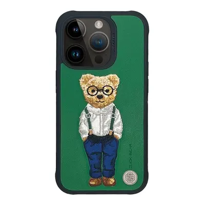 Zuck Bear London Classic iPhone 15 Pro Max hátlap tok, kerek szemüveg