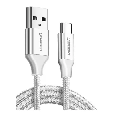 Ugreen US288 Type-C / USB gyorstöltő- és adatkábel, 2m, fehér