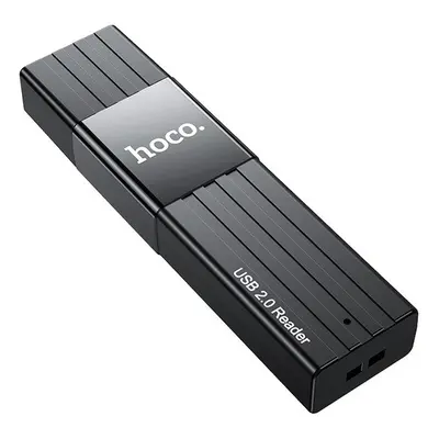 Hoco HB20 Mindful 2in1 memóriakártya olvasó, USB3.0, fekete