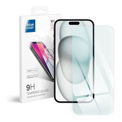 Blue Star Apple iPhone 16/iPhone 15 tempered glass kijelzővédő üvegfólia